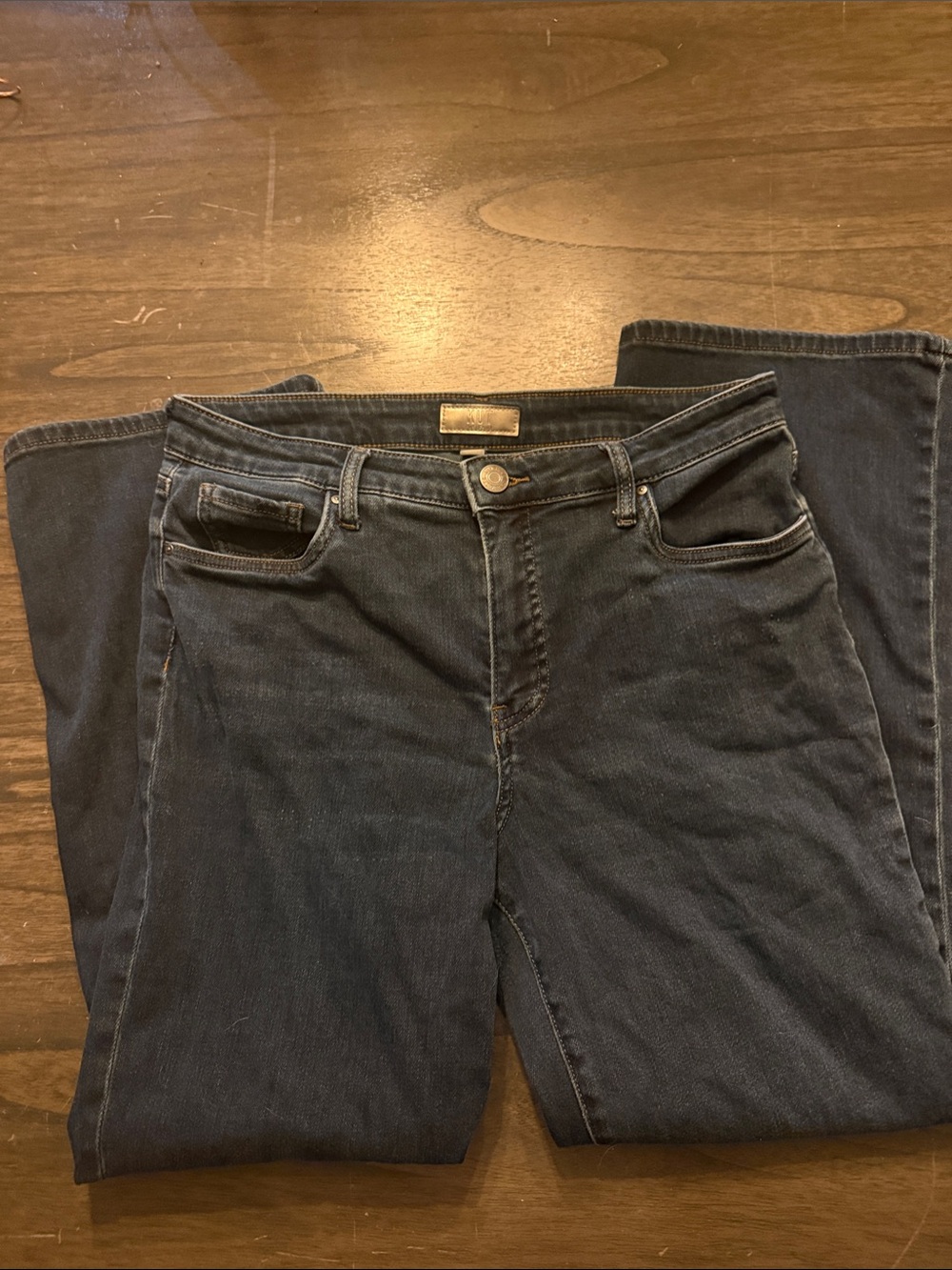 Kut from the Kloth Dark Blue Straight Leg Jeans